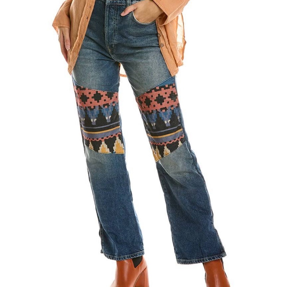 FREE PEOPLE Rocky Mountain Straight Leg Jeans